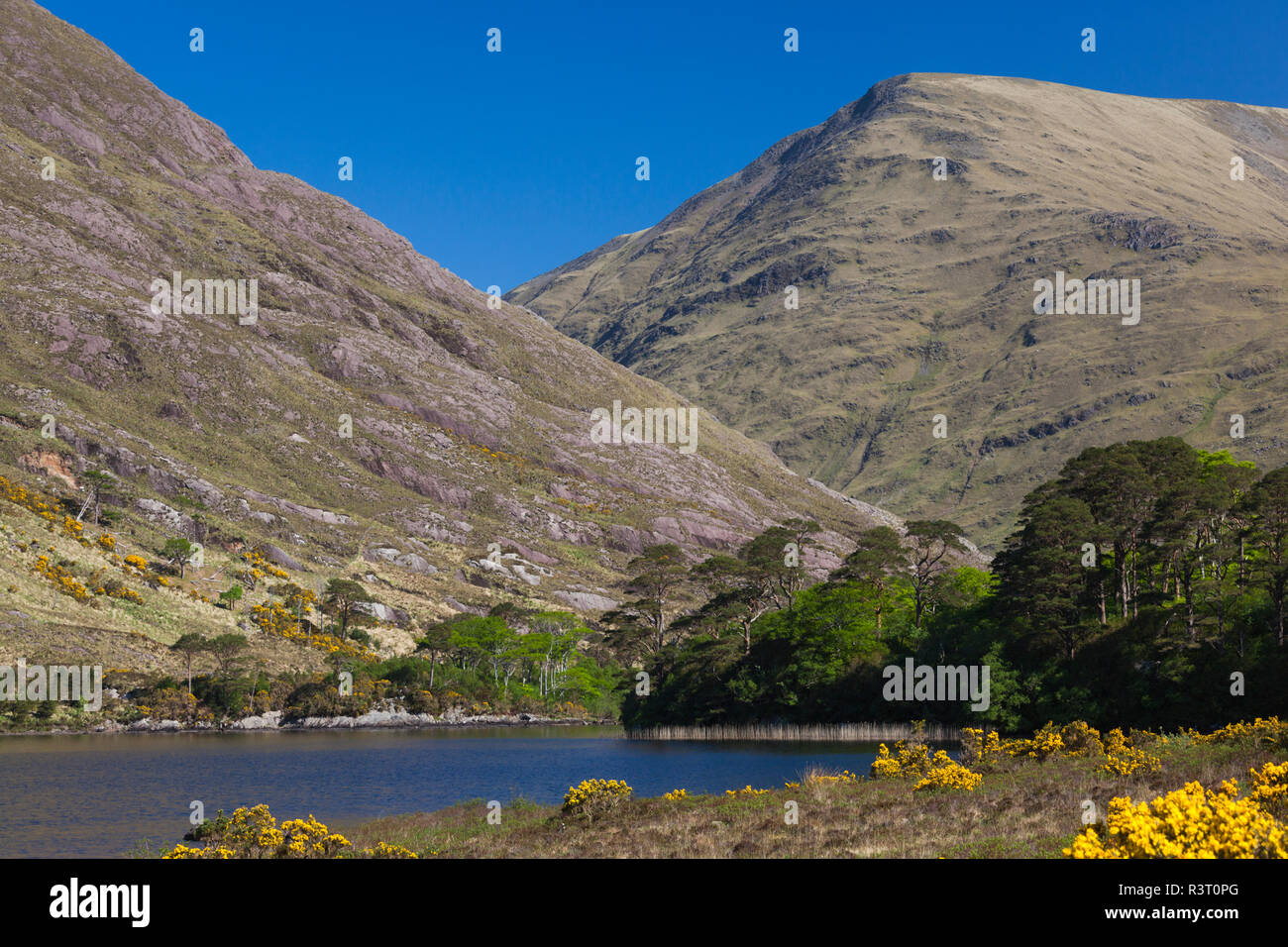 Ireland, County Mayo, Doolough Valley, view of Doo Lough lake Stock