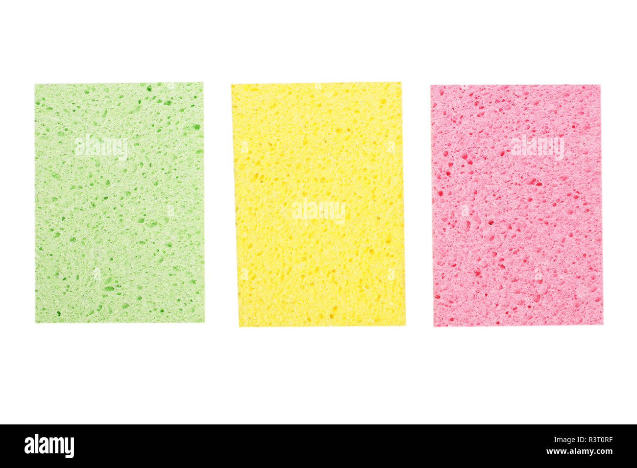 cleaning sponge for washing isolated on white background Stock Photo ...