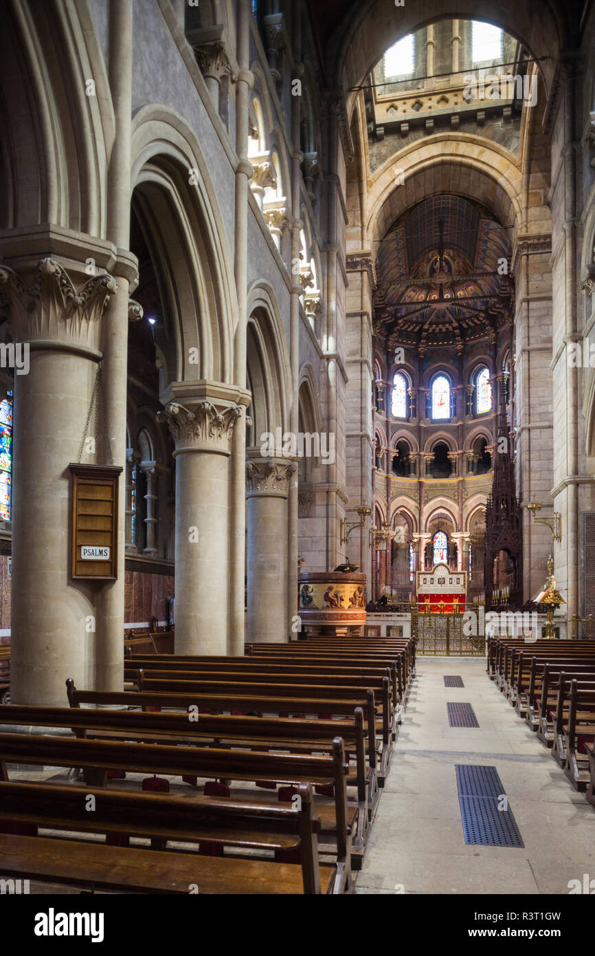 Ireland, County Cork, Cork City, St. Fin Barre's Cathedral, 19th century, interior Stock Photo