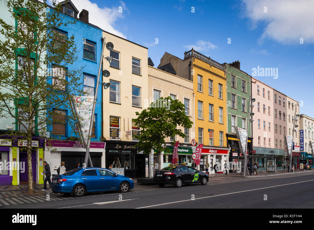 Ireland, County Cork, Cork City, Grand Parade Buildings Stock Photo Alamy
