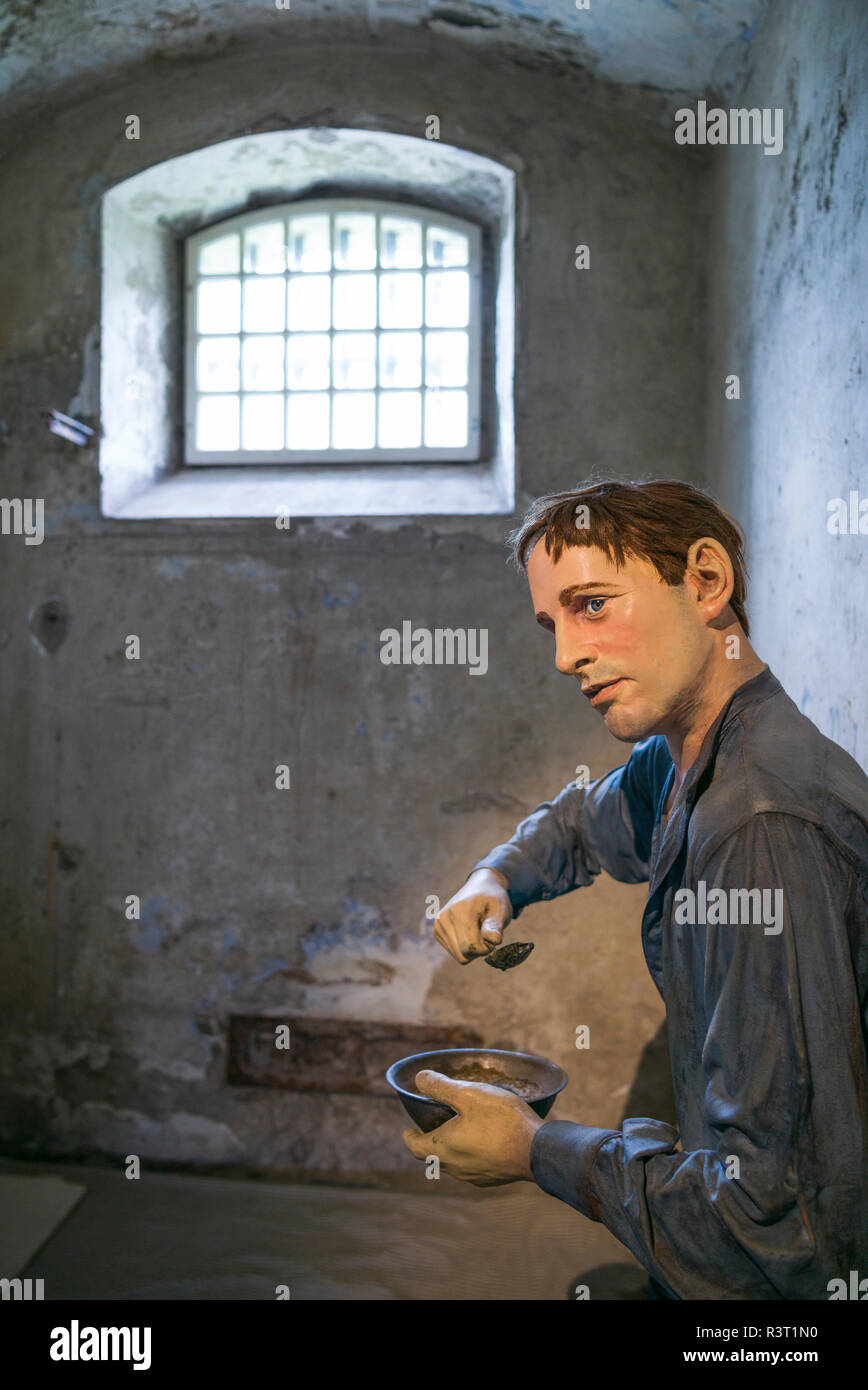 Ireland, County Cork, Cork City, Cork City Gaol, jail museum, prisoner