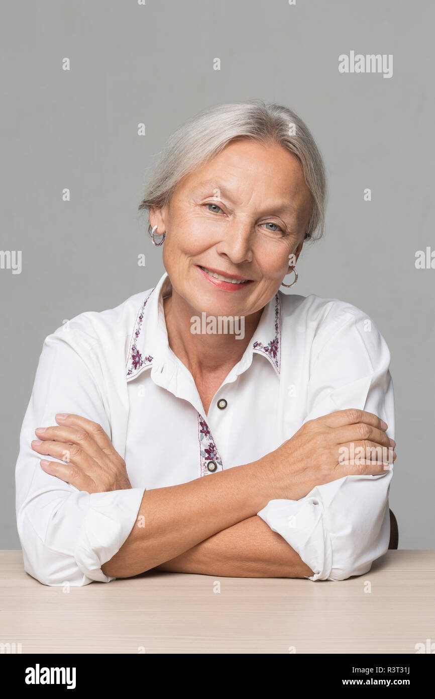 Old grey hair woman hi-res stock photography and images - Alamy