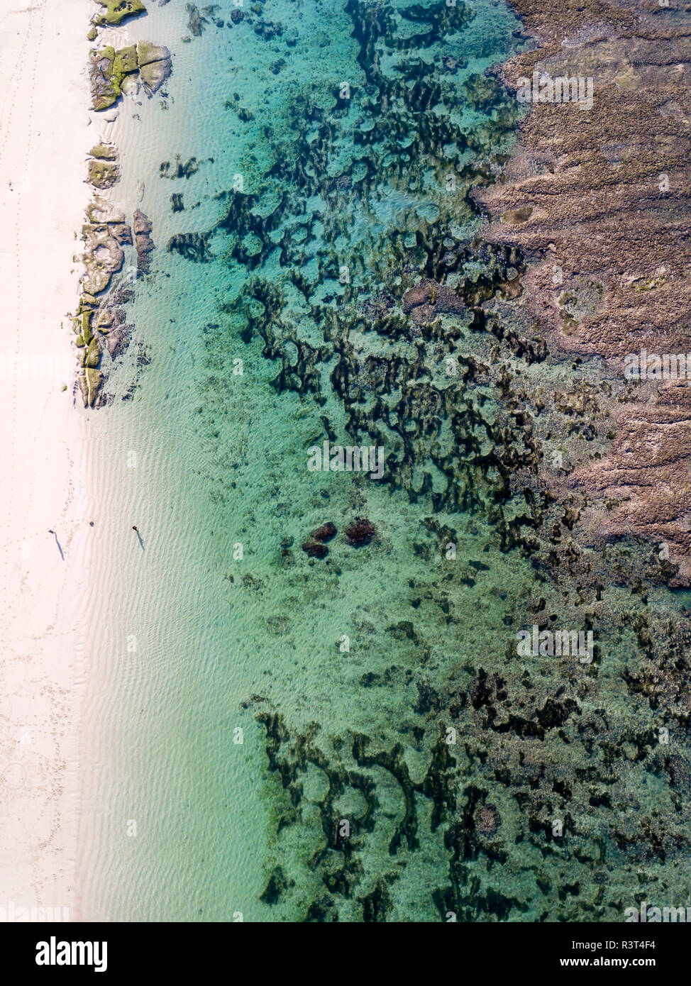 Indonesia, Bali, Aerial view of Karma Kandara beach Stock Photo