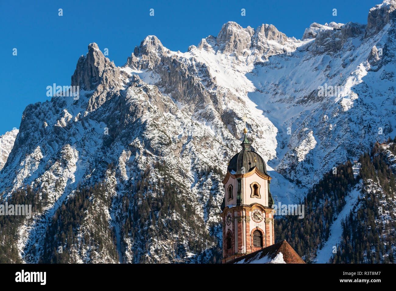 Germany, Bavarian Alps, Bavaria, Upper Bavaria, Werdenfelser Land ...