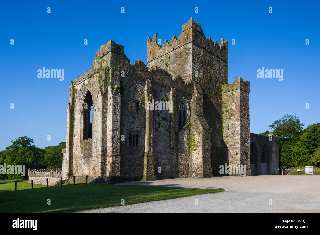 Ireland, County Wexford, Hook Peninsula, Saltmills, Tintern Abbey, 13th