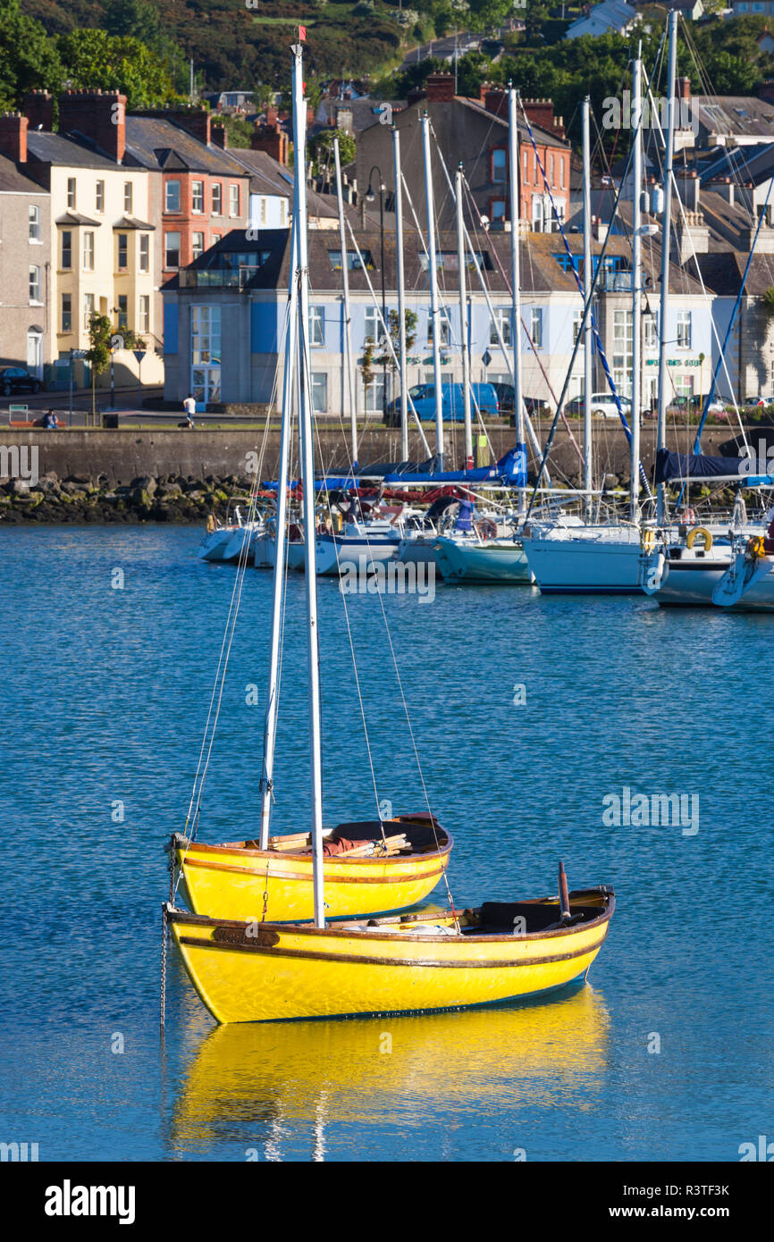 Ireland, County Fingal, Howth, Howth Harbor, boats Stock Photo