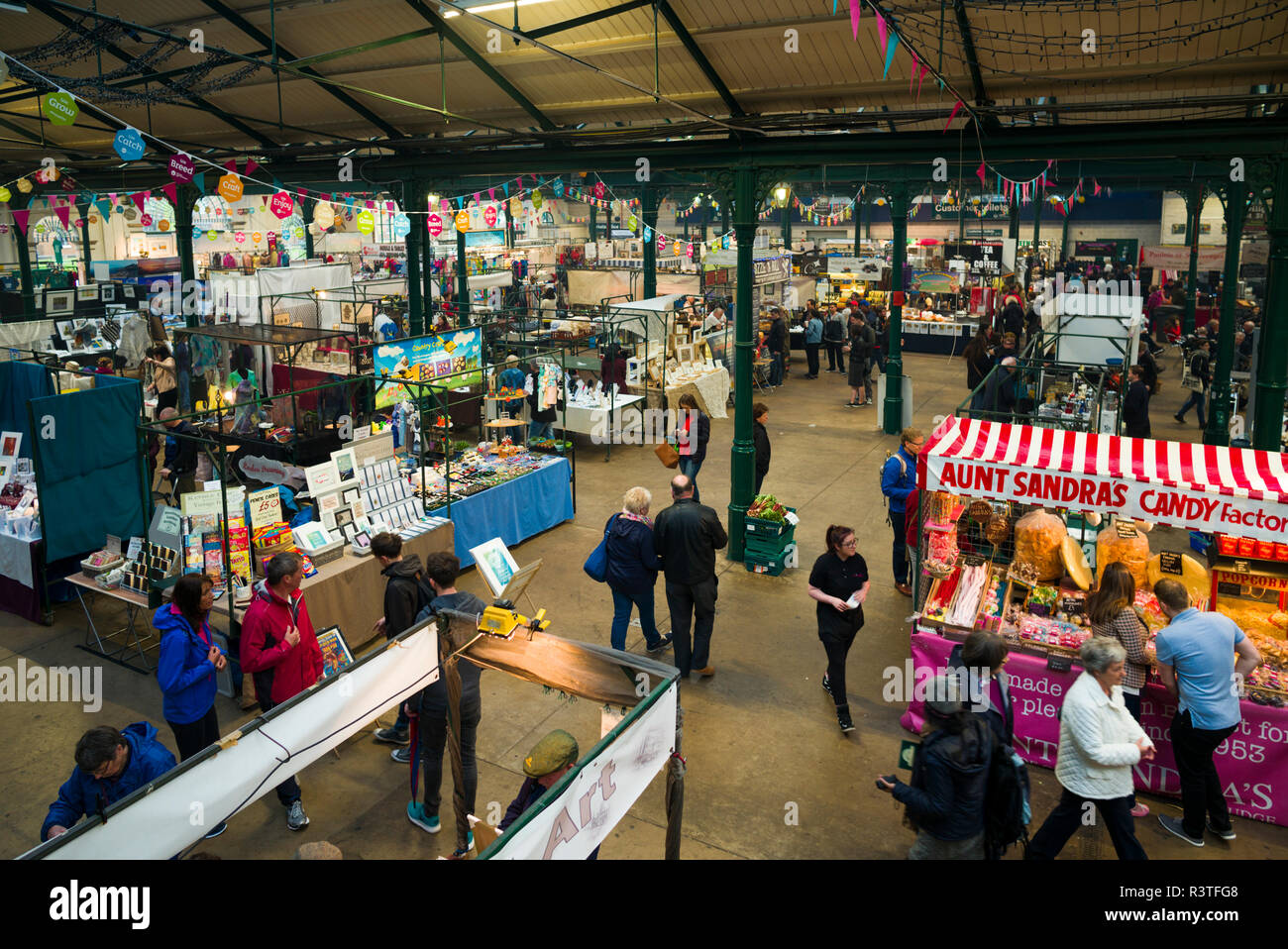 UK, Northern Ireland, Belfast, St. George's Market Stock Photo