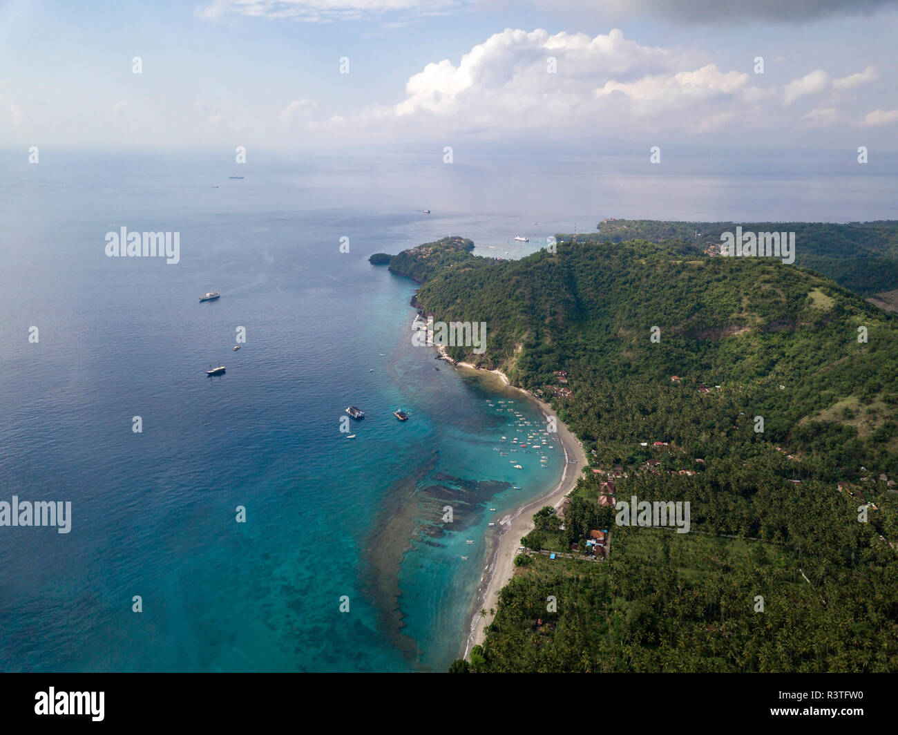 Indonesia, Bali, Aerial view of beach Stock Photo - Alamy