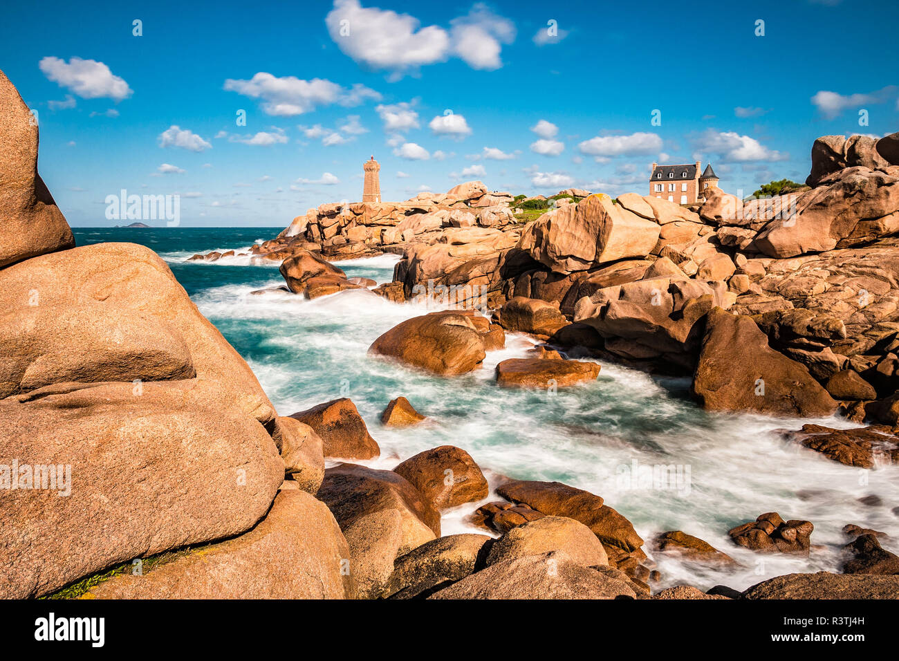 atlantic coast in brittany Stock Photo - Alamy