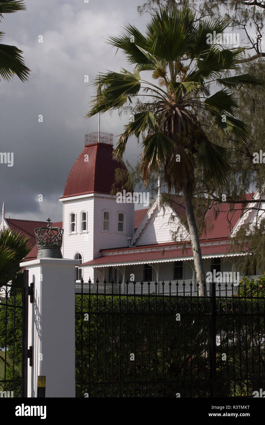 Pacific Islands, Tonga. Royal Palace Stock Photo Alamy