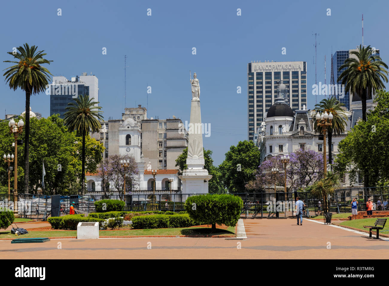 Downtown Buenos Aires, Argentina, South America, Patagonia Stock Photo