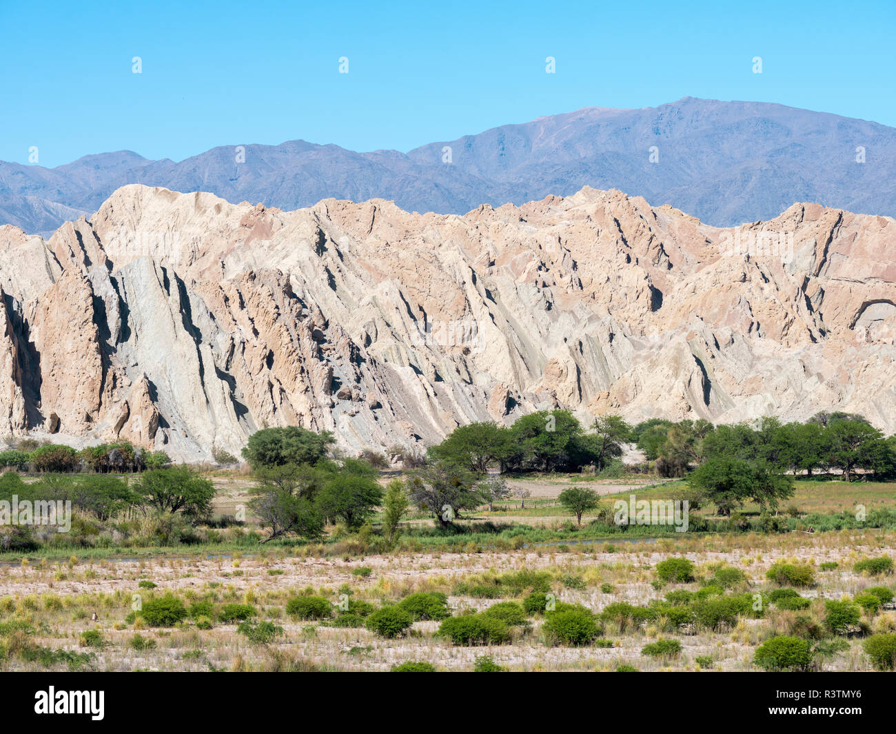 Quebrada de Las Flechas in the Valles Calchaquies region, Salta Province.  South America, Argentina, Cafayate Stock Photo - Alamy