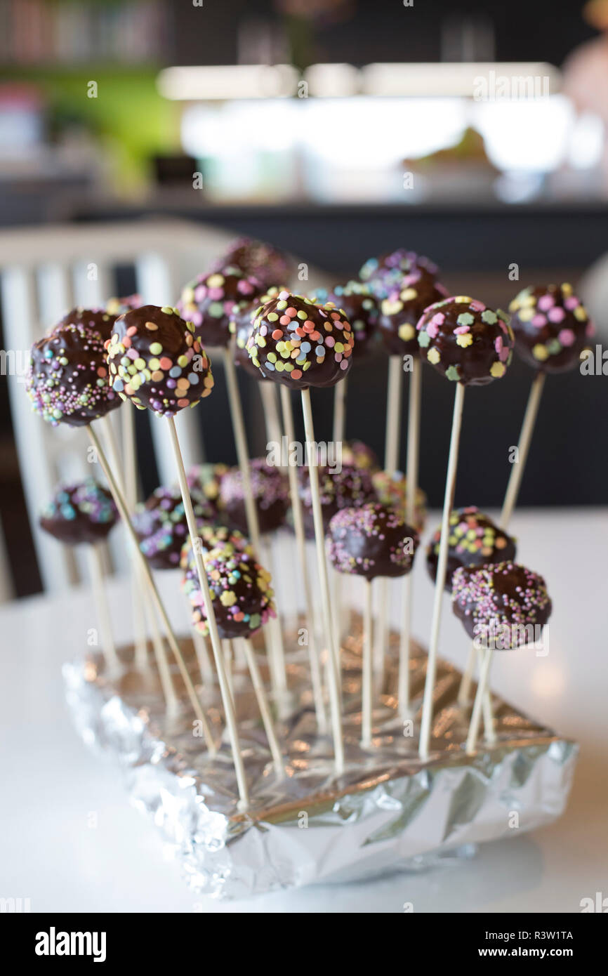 cake pops Stock Photo