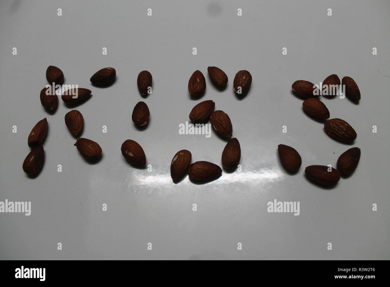 crust seeds of almond for lunch and decoration home on holiday Stock ...