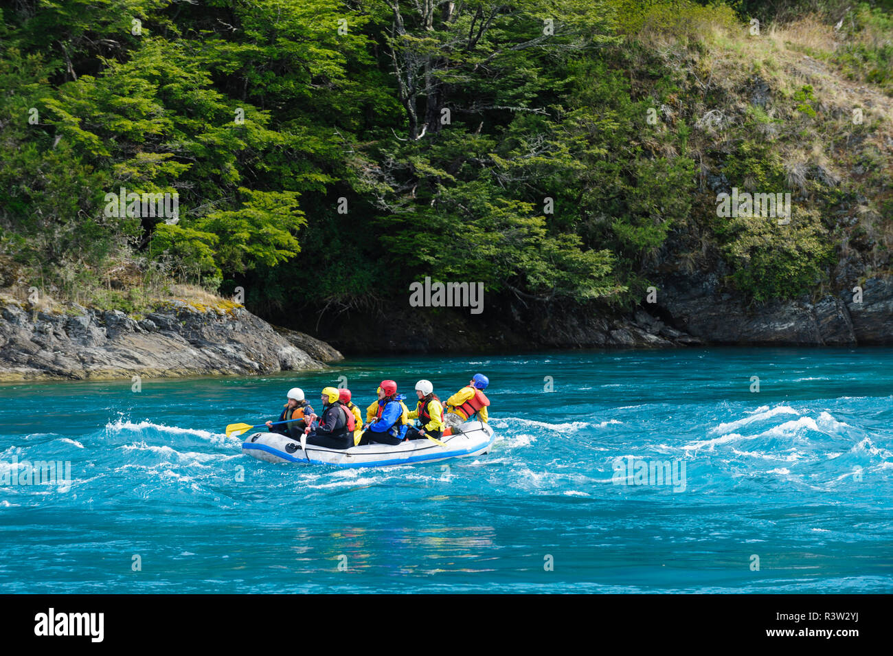 Chile, Aysen, Bertrand, baker River. International River Day and ...