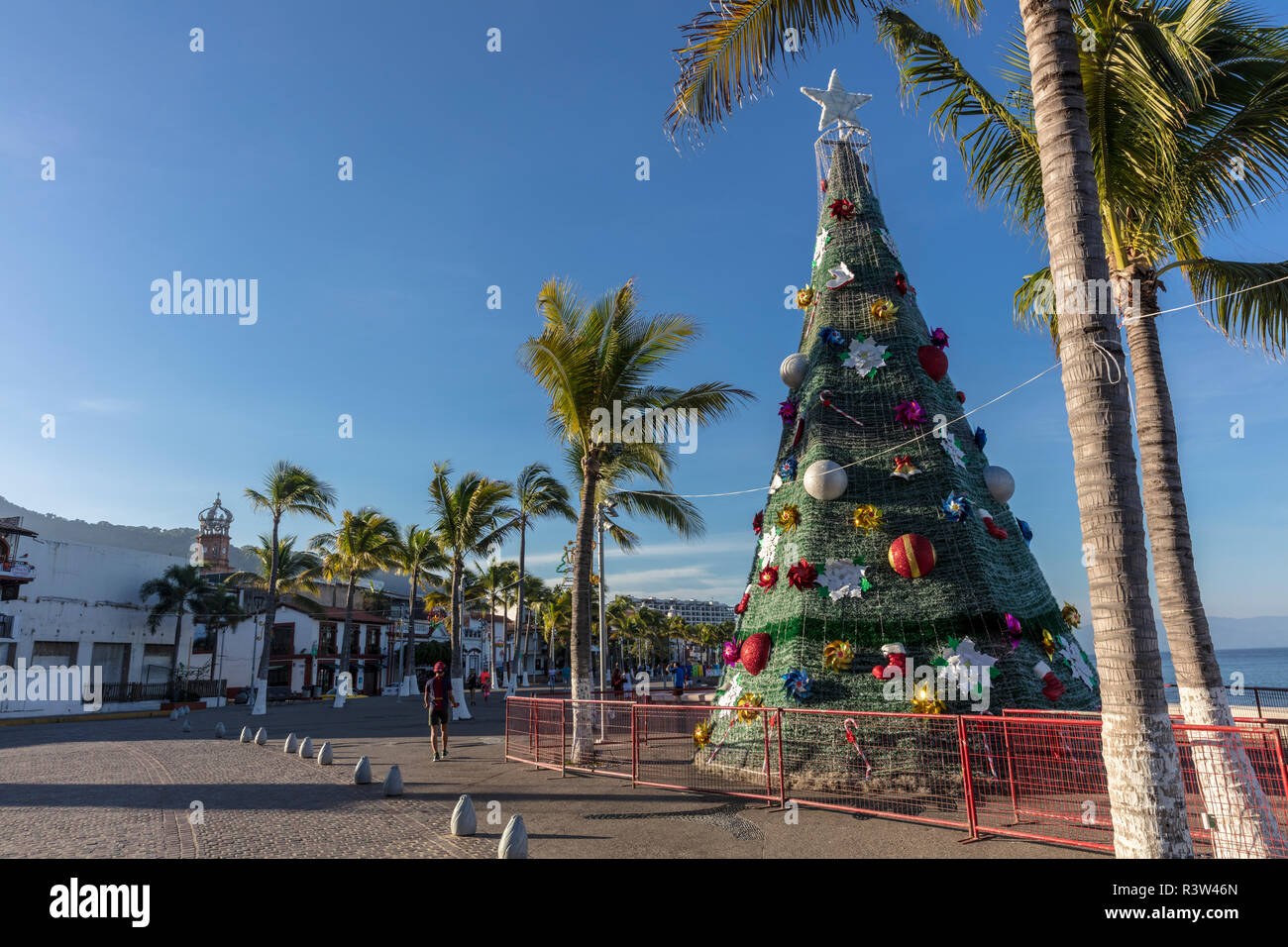 Christmas In Puerto Vallarta 2022 Christmas Tree Along The Malecon In Puerto Vallarta, Mexico Stock Photo -  Alamy