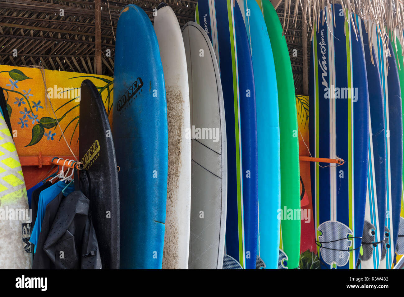 Local surf shop in Sayulita, Mexico Stock Photo Alamy