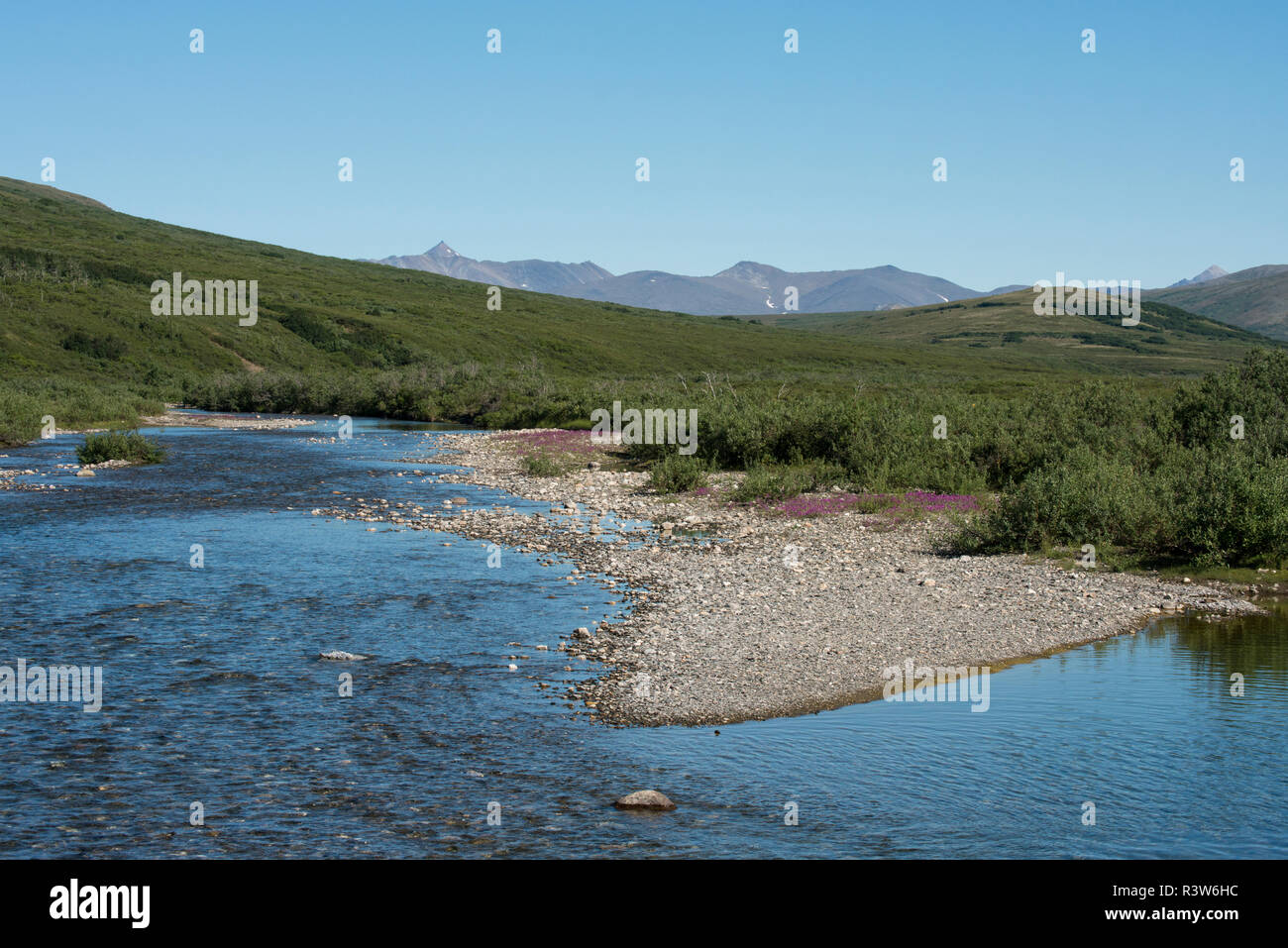 Alaska, Seward Peninsula, Nome. NomeTaylor Highway aka Kougarok Road