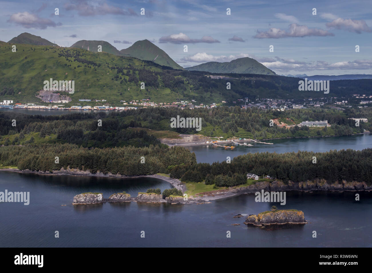 Kodiak alaska aerial hires stock photography and images Alamy