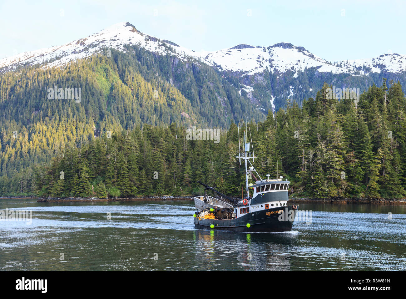 Tiny town of Baranof, famous natural Hot Springs, Inside Passage