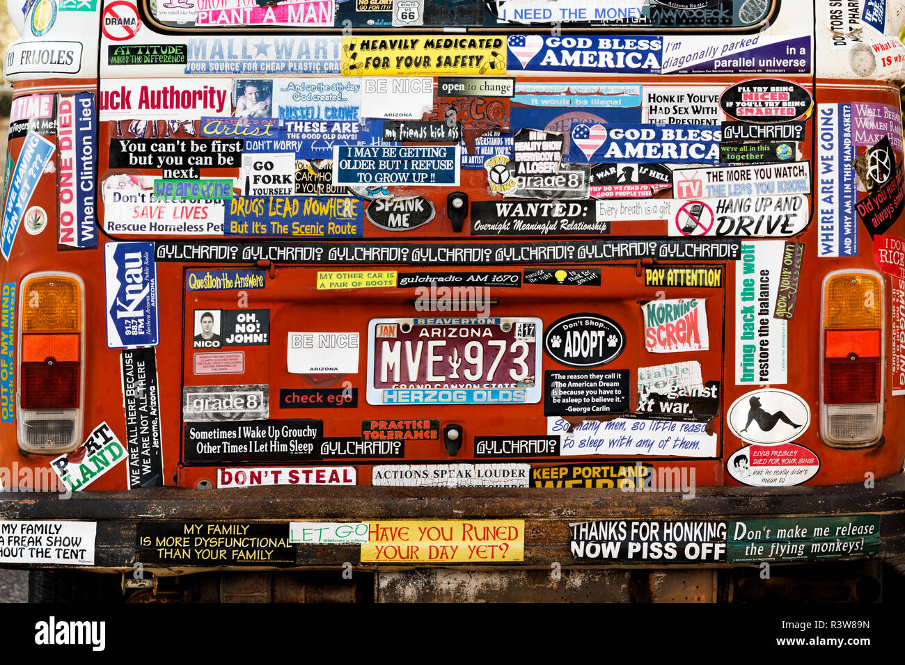 Political bumper sticker hi-res stock photography and images - Alamy