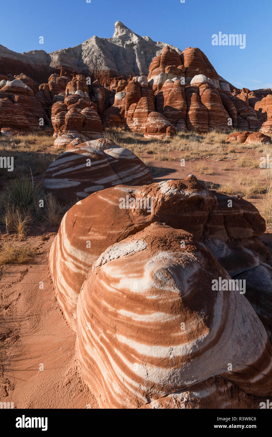 Unique hoodoo formations of Blue Canyon near Tuba City, Arizona, part
