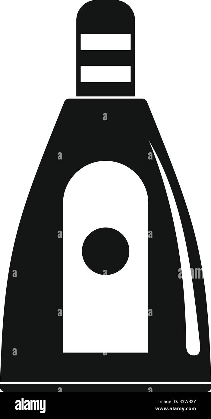 Uv bottle icon. Simple illustration of uv bottle vector icon for web ...