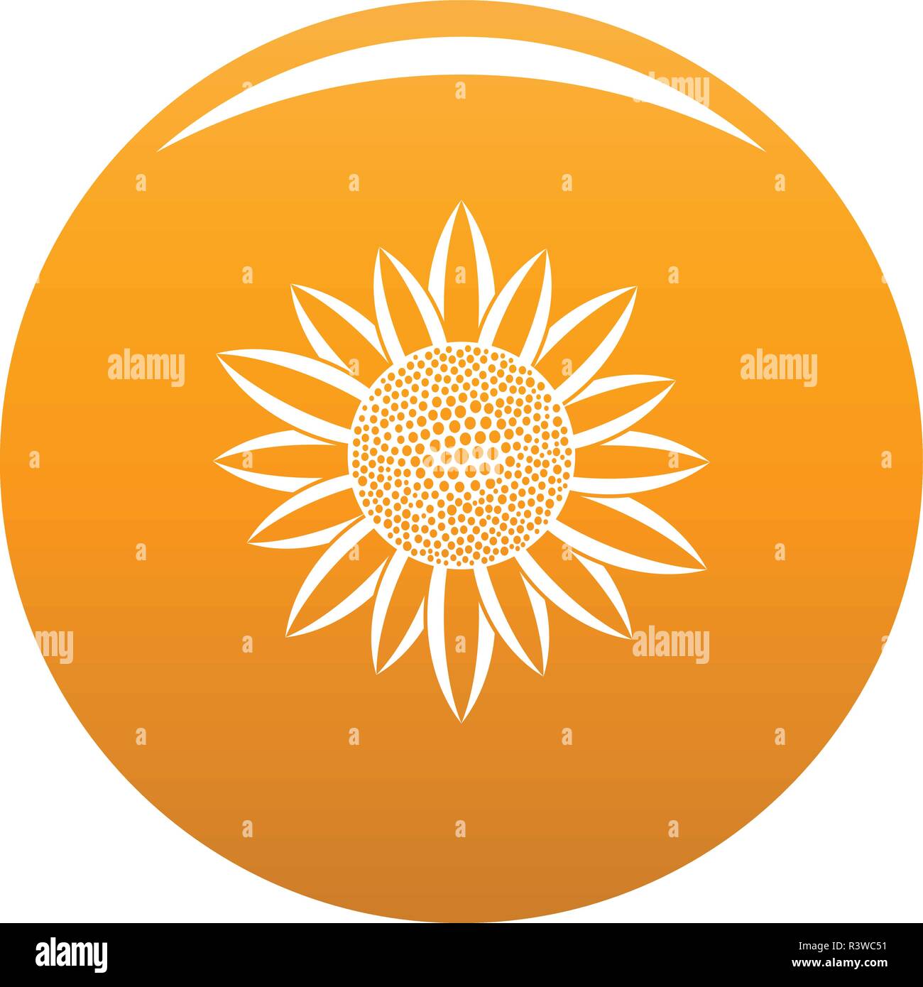 Sunflower seed icon. Simple illustration of sunflower seed vector icon ...