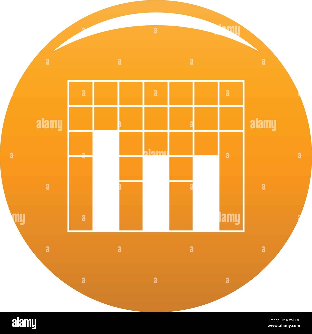 New graph icon. Simple illustration of new graph vector icon for any ...
