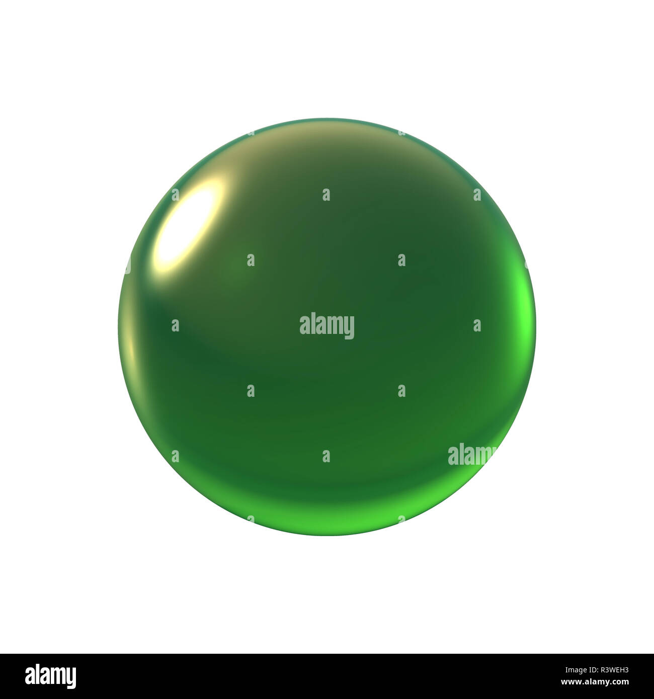 crystal green ball Stock Photo Alamy