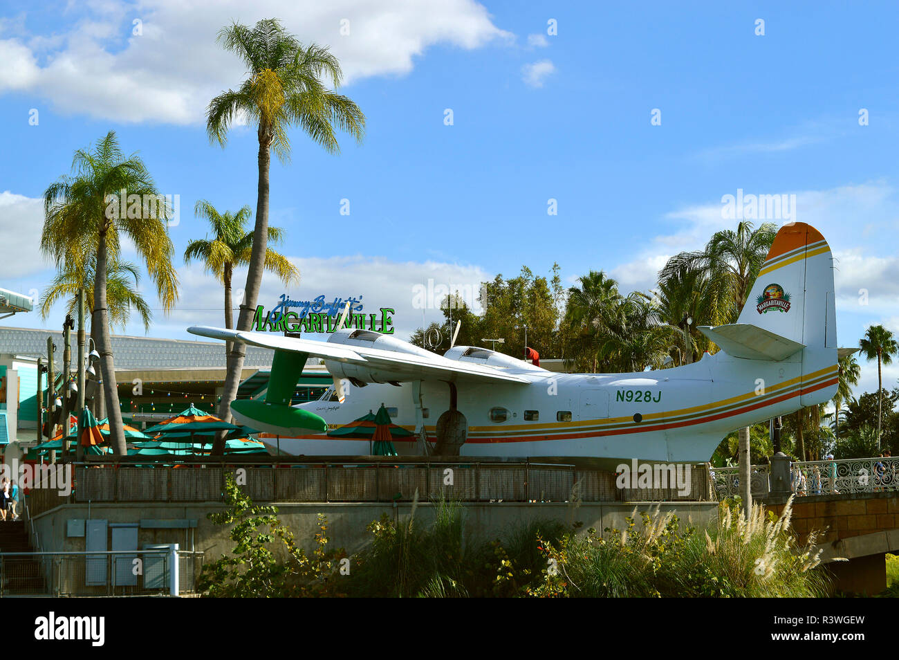 Margaritaville Hemisphere Dancer seaplane Stock Photo