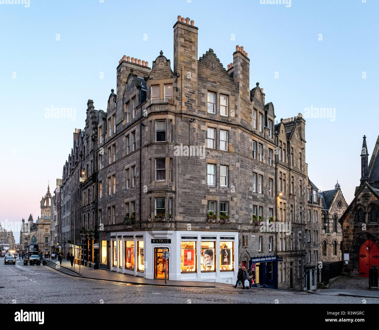 the Royal Mile Stock Photo