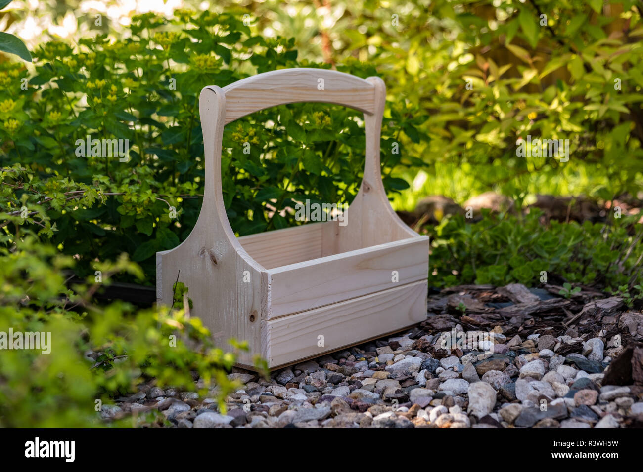 Wooden box for storing and carrying things 2018 Stock Photo Alamy