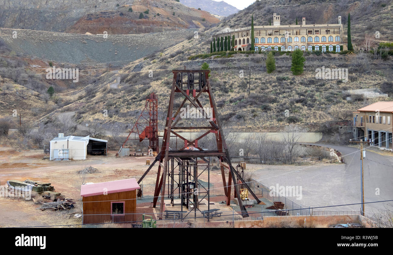 Arizona, Jerome, Jerome State Historic Park, Little Daisy Mine, with