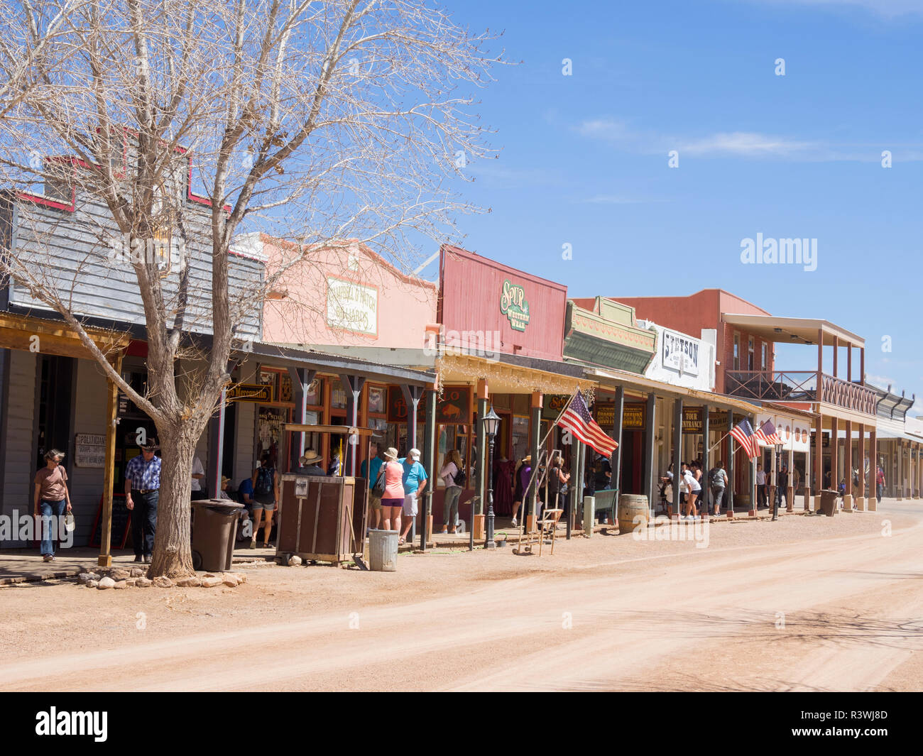 Arizona, Tombstone, Main Street Stock Photo