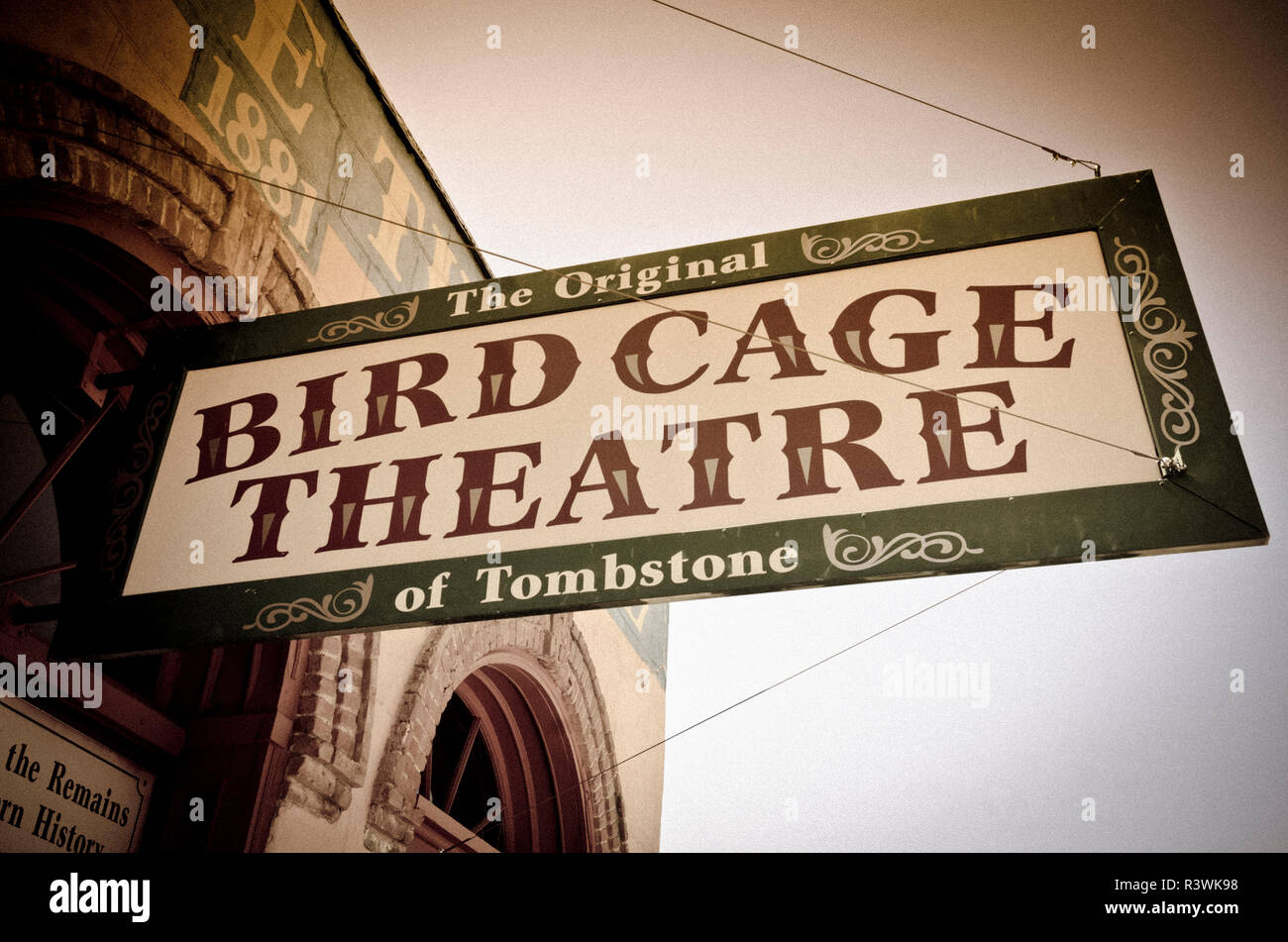 Tombstone arizona bird cage theater hires stock photography and images