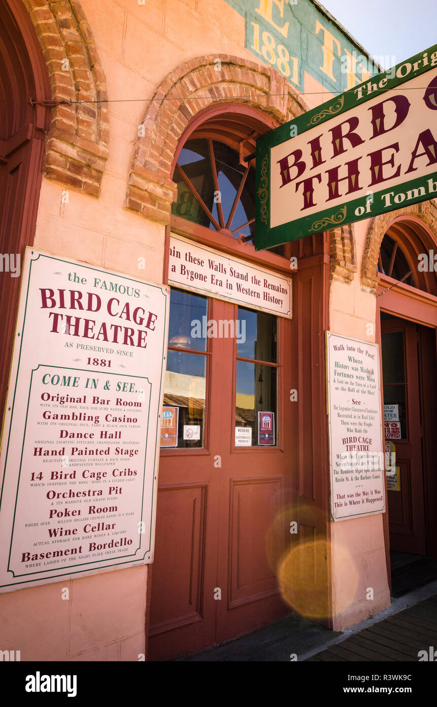 The Bird Cage Theater, Tombstone, Arizona, USA. (Editorial Use Only