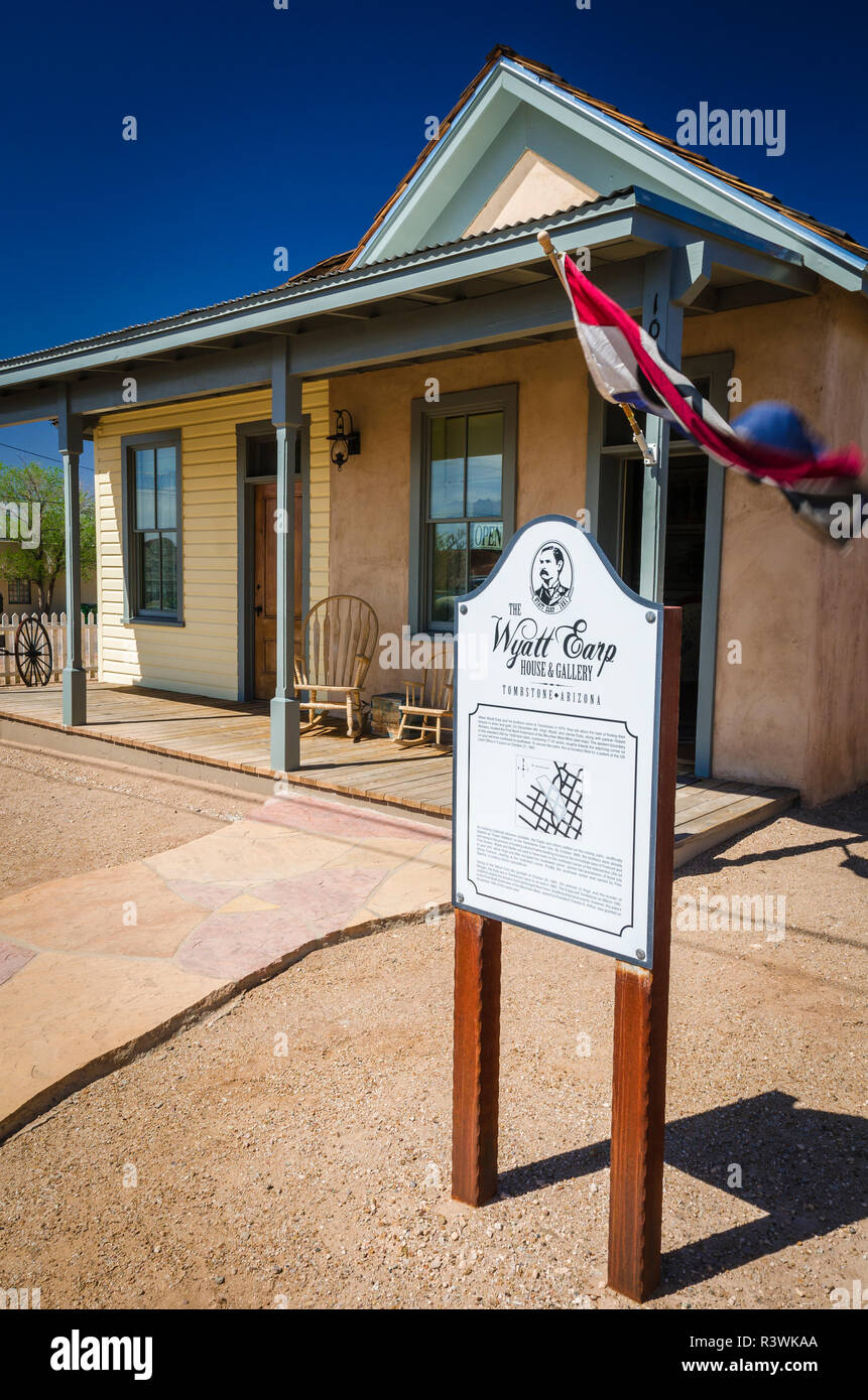 The Wyatt Earp House, Tombstone, Arizona, USA. (Editorial Use Only