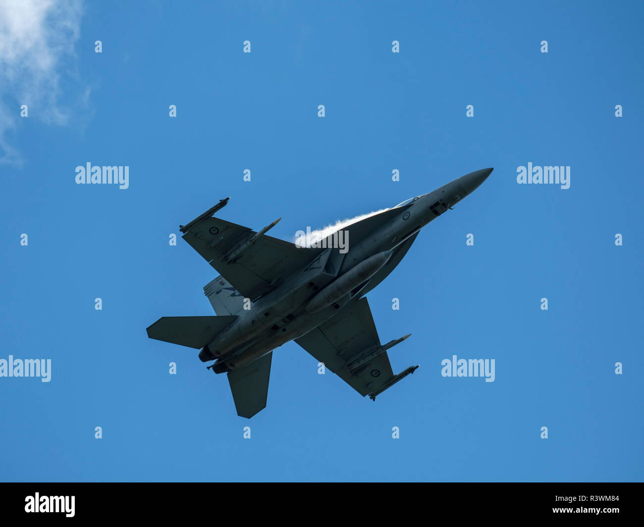 F/A-18 Super Hornet - TAVAS Great War Flying Display 2018 Stock Photo