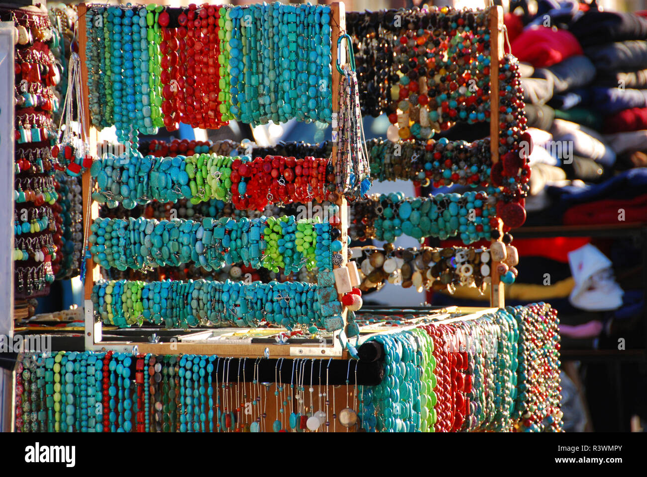 Fisherman's Wharf Street Vendor Booth, San Francisco, California Stock