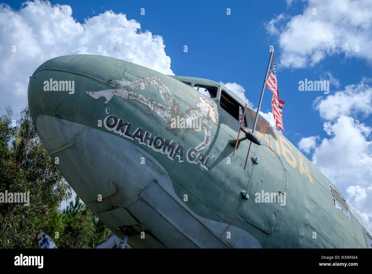 Douglas DC-3 - TAVAS Great War Flying Display 2018 Stock Photo