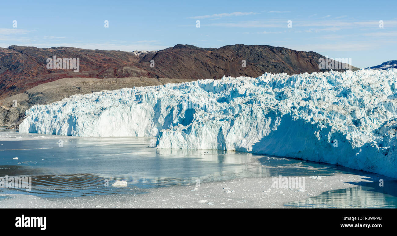 Glacier Eqip (Eqip Sermia) in western Greenland, Denmark Stock Photo