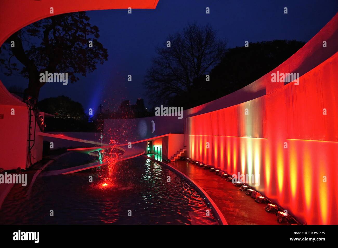 Launch night of Christmas at London Zoo Stock Photo Alamy