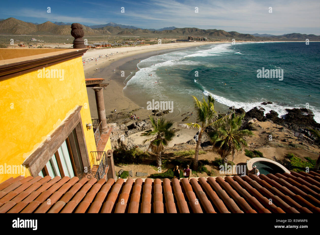 Mexico Baja California Sur Todos Santos Hacienda Cerritos Boutique Hotel At Cerritos Beach Stock Photo Alamy
