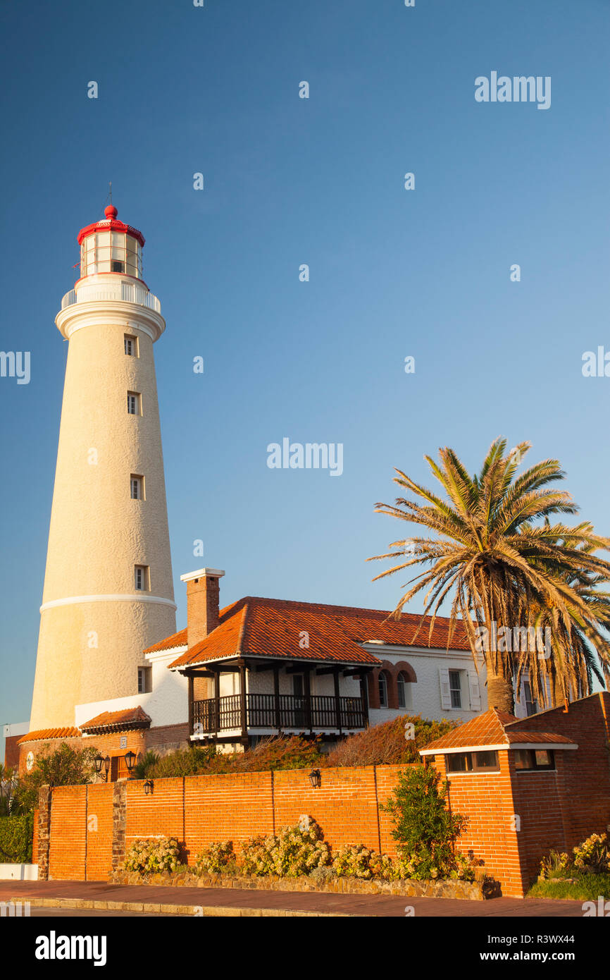 East Point Lighthouse, Punta Del Este, Uruguay, South America Stock Photo
