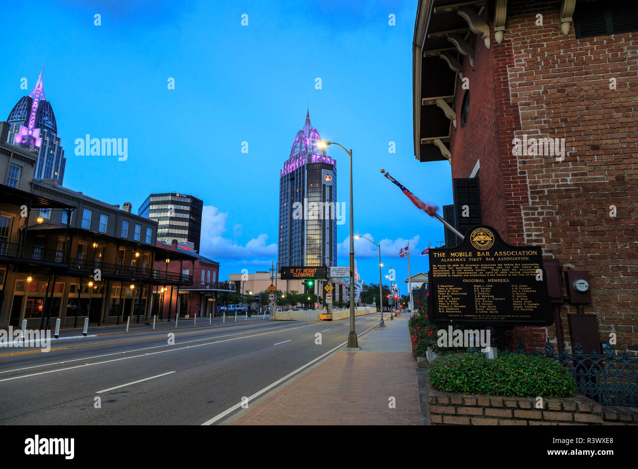 Historic district, Mobile, Alabama Stock Photo Alamy