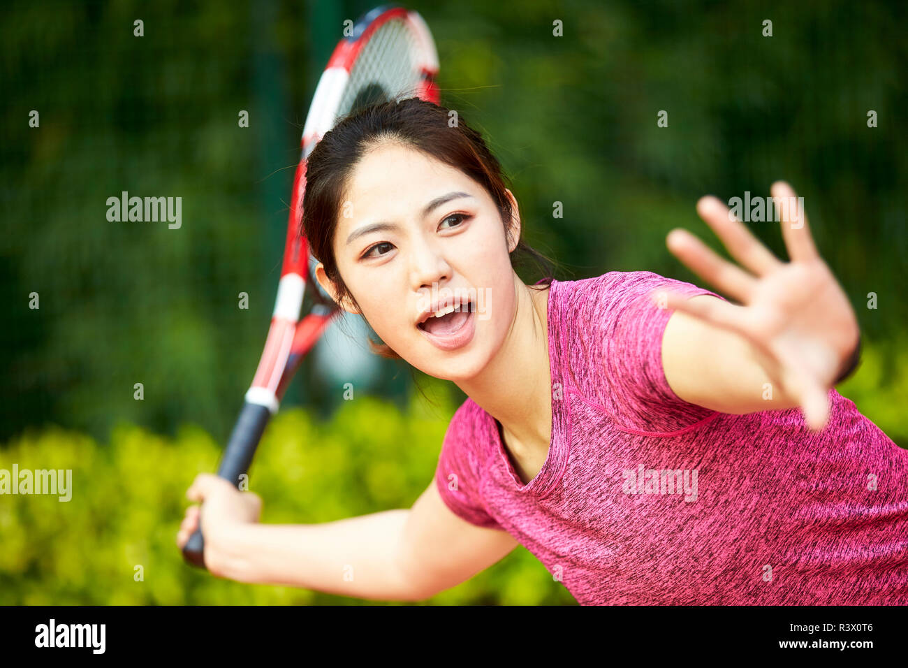 Ball female tennis player professional tennis player tennis racquet hires stock photography and