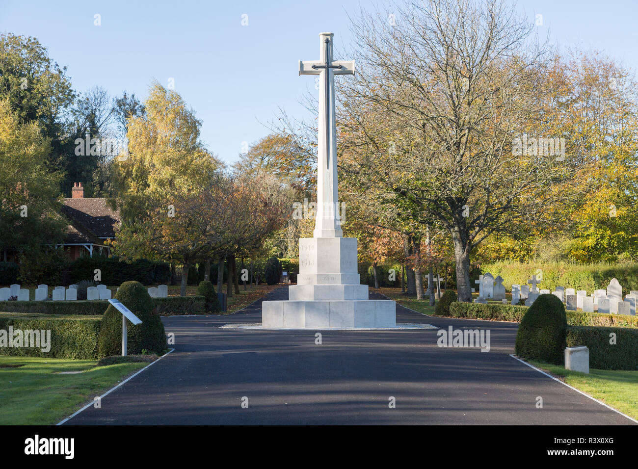 Tidworth military cemetery, Tidworth, Wiltshire, England, UK Stock Photo
