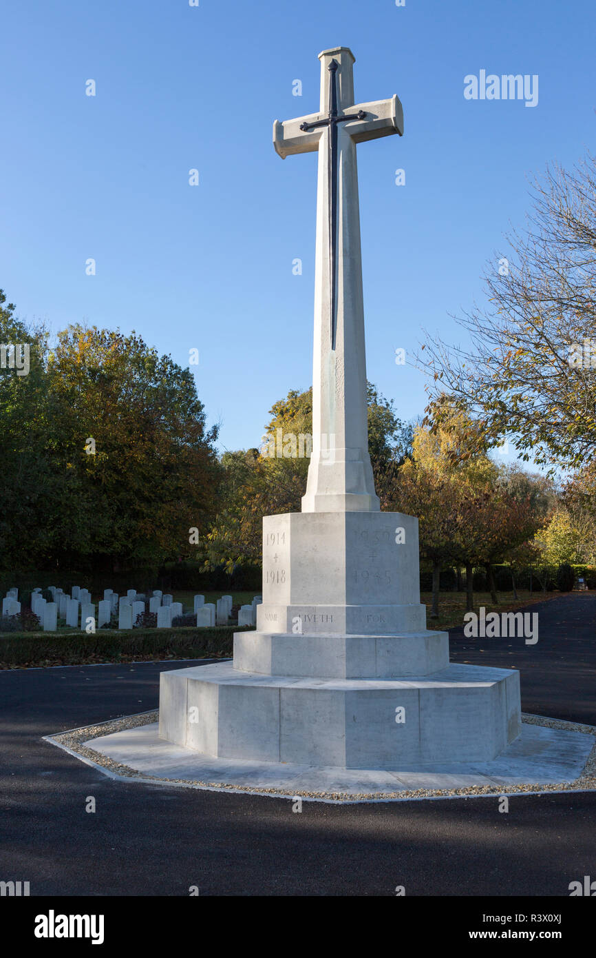 Tidworth military cemetery, Tidworth, Wiltshire, England, UK Stock Photo