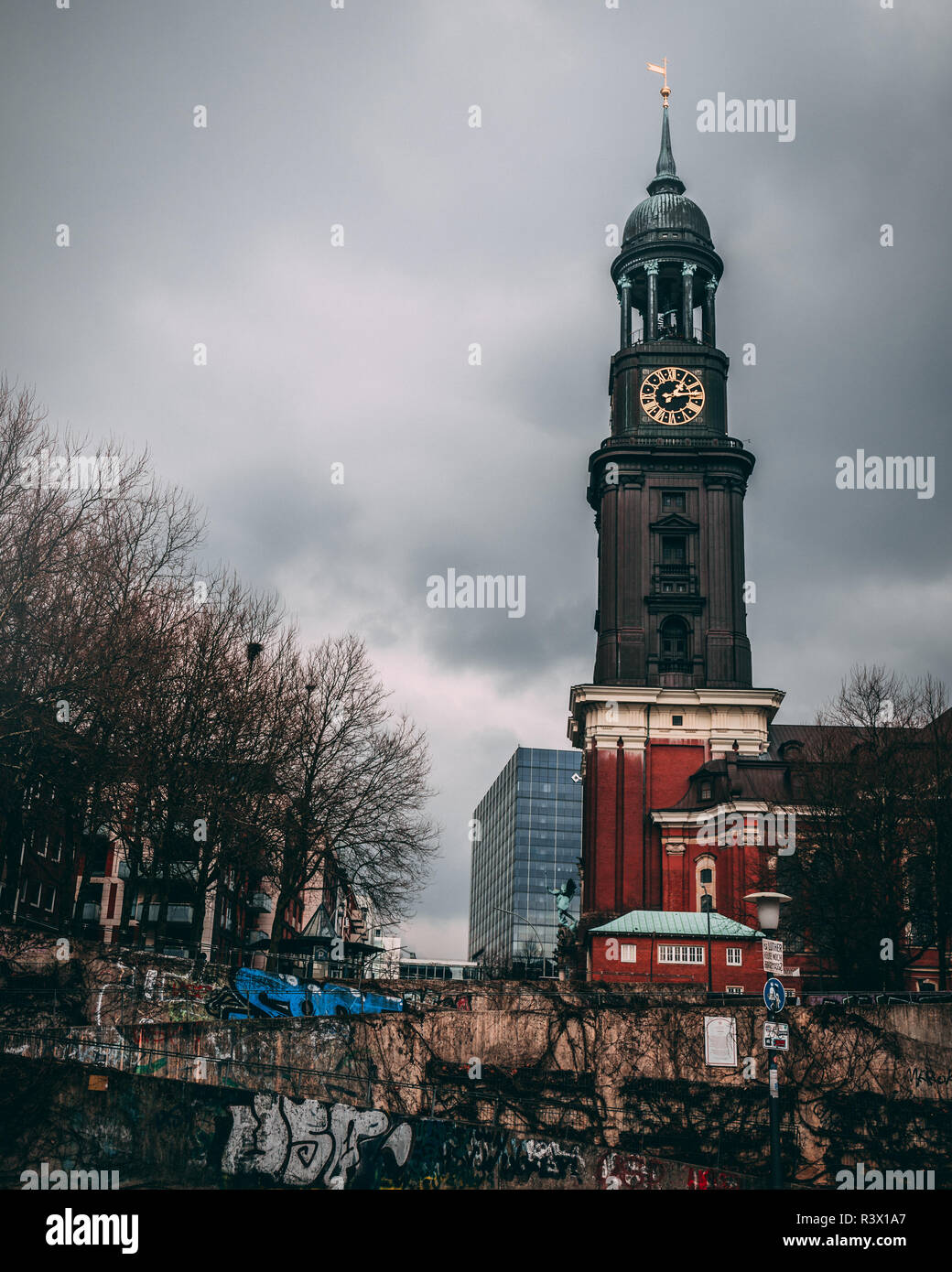 Urban Hamburg Stock Photo